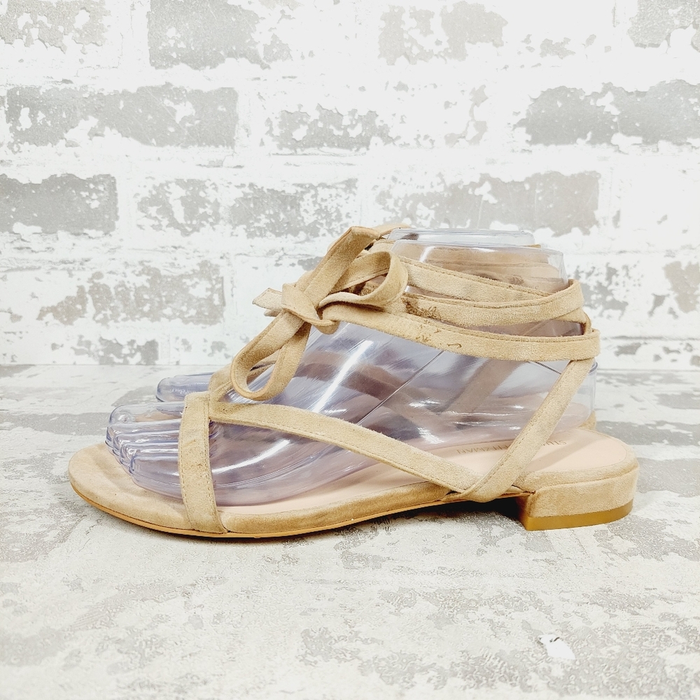 New Stuart Weitzman Gladiator Anita Suede Sandal A960
